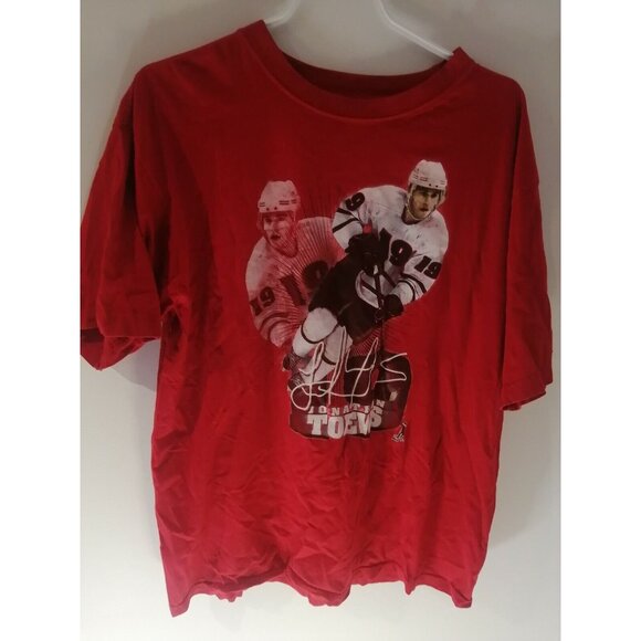 NHLPA Other - Jonathan Toews Chicago Blackhawks Red T Shirt Size XL